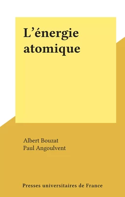 L'énergie atomique