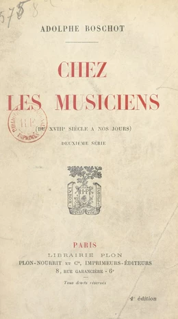 Chez les musiciens