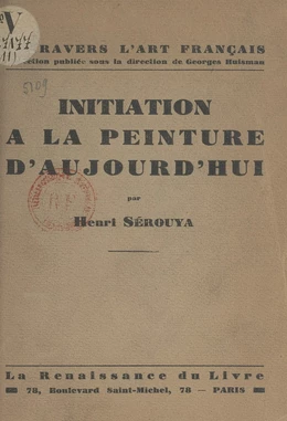 Initiation à la peinture d'aujourd'hui