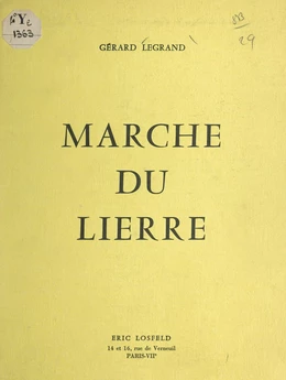 Marche du lierre