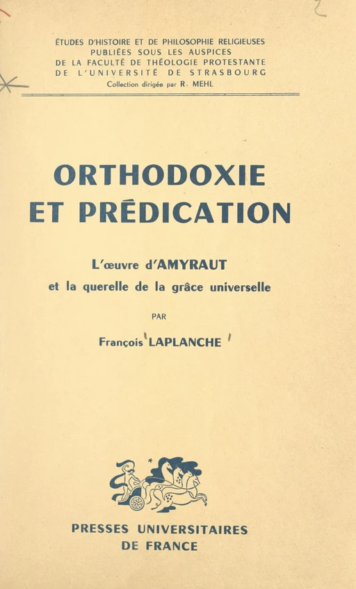 Orthodoxie et prédication - François Laplanche - FeniXX réédition numérique