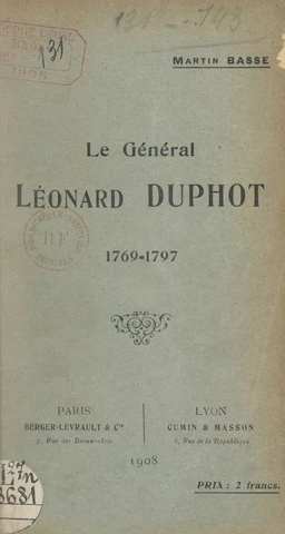 Le général Léonard Duphot