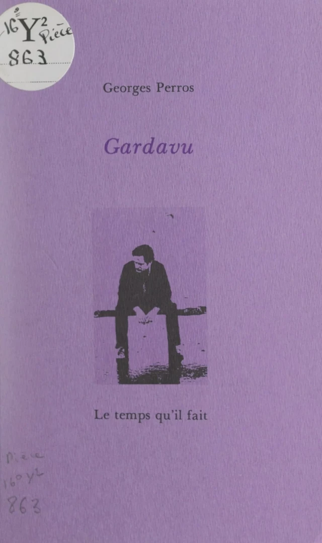 Gardavu - Georges Perros - FeniXX réédition numérique