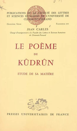 Le poème de Kûdrûn