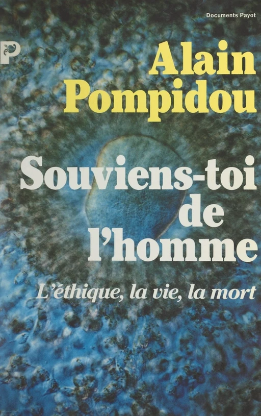 Souviens-toi de l'homme - Alain Pompidou - FeniXX réédition numérique