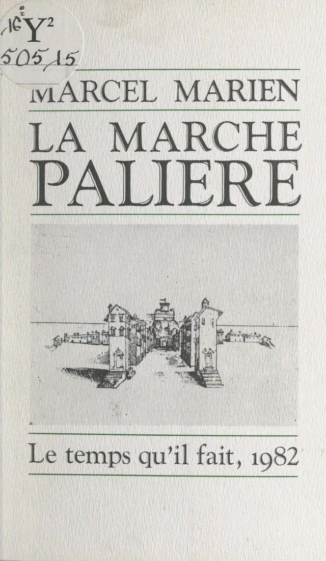 La marche palière - Marcel Mariën - FeniXX réédition numérique