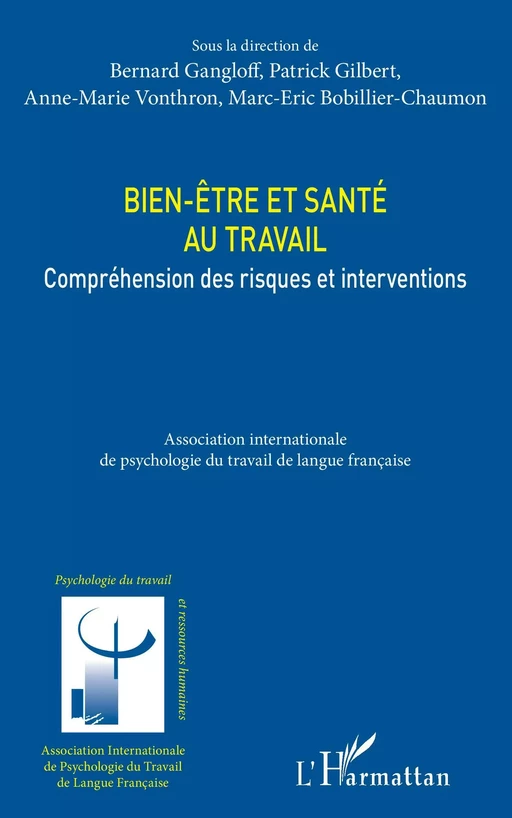 Bien-être et santé au travail -  - Editions L'Harmattan