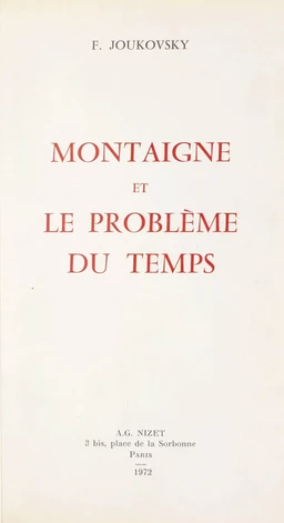 Montaigne et le problème du temps