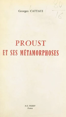 Proust et ses métamorphoses