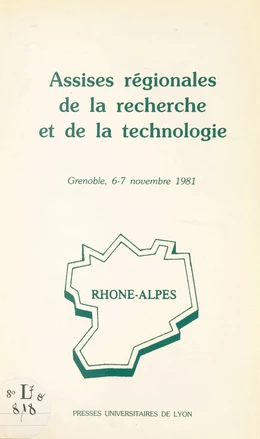 Assises régionales de la recherche et de la technologie