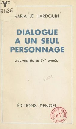 Dialogue à un seul personnage