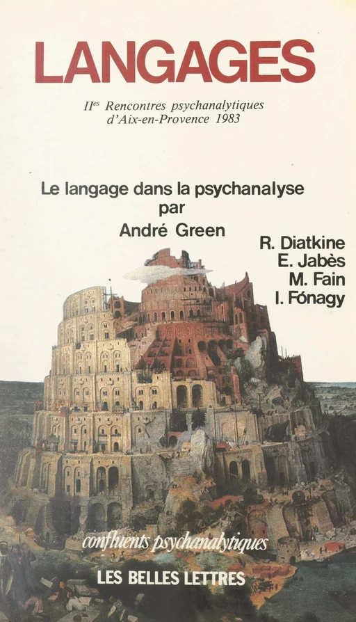 Langages - Jacques Caïn, René Diatkine, Michel Fain - FeniXX réédition numérique