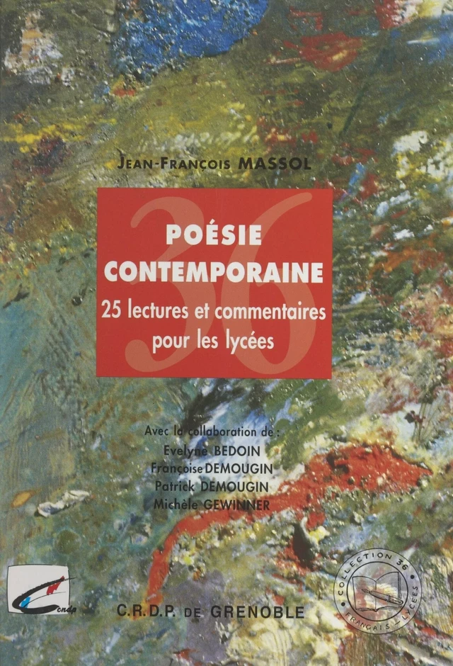 Poésie contemporaine - Évelyne Bedoin, Françoise Demougin - FeniXX réédition numérique