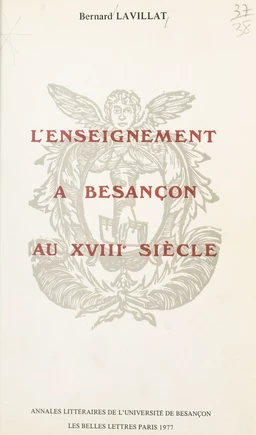 L'enseignement à Besançon au XVIIIe siècle