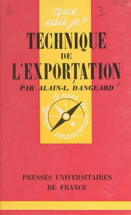 Technique de l'exportation