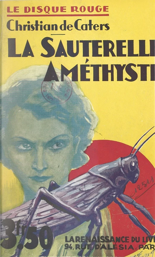 La sauterelle améthyste - Christian de Caters - FeniXX réédition numérique