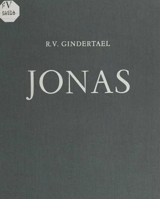 Jonas - Roger Van Gindertael - FeniXX réédition numérique