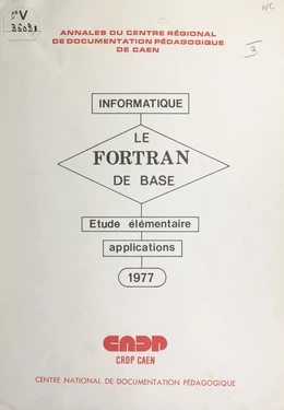 Le FORTRAN de base