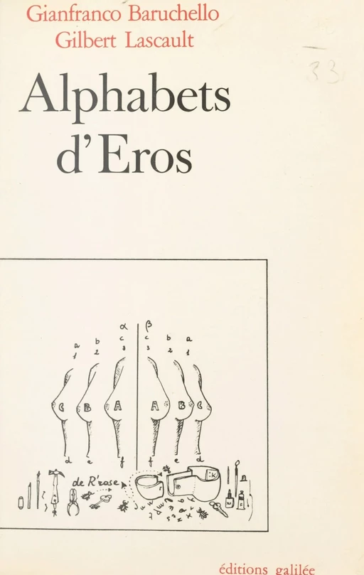 Alphabets d'Éros - Gianfranco Baruchello, Gilbert Lascault - FeniXX réédition numérique