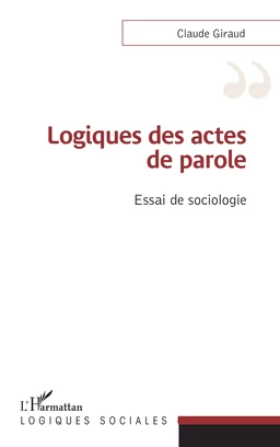 Logiques des actes de parole