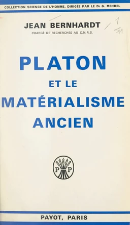 Platon et le matérialisme ancien