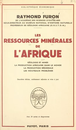 Les ressources minérales de l'Afrique