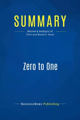 Summary: Zero to One