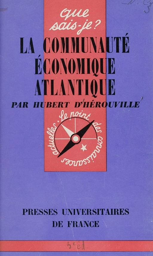 La Communauté Économique Atlantique - Hubert d'Hérouville - FeniXX rédition numérique