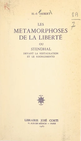 Les métamorphoses de la liberté