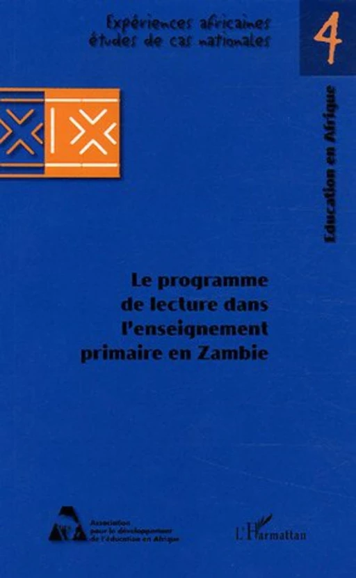 Le programme de lecture dans l'enseignement primaire en Zamb - Francis K. Sampa - Editions L'Harmattan