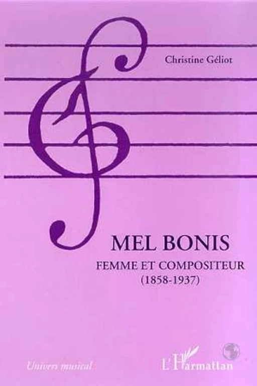 MEL BONIS - Christine Geliot - Editions L'Harmattan