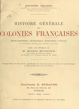 Histoire générale des colonies françaises