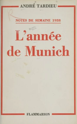 L'année de Munich