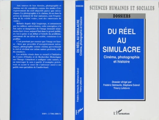 Du réel au simulacre - Frédéric Delmeulle - Editions L'Harmattan