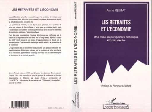 Les retraités et l'économie - Anne Reimat - Editions L'Harmattan