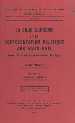 La Cour suprême et la représentation politique aux États-Unis