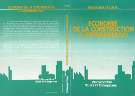 Economie de la construction à Antananarivo -  - Editions L'Harmattan