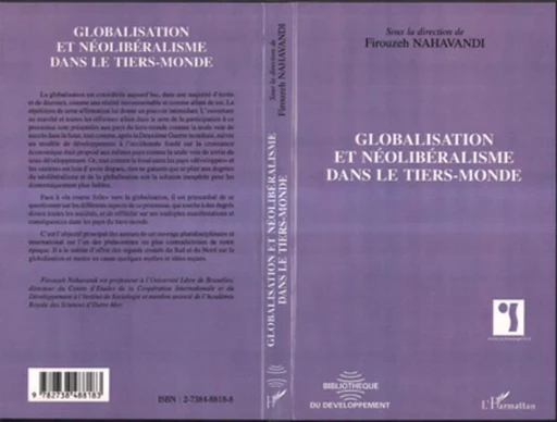 GLOBALISATION ET NEOLIBERALISME DANS LE TIERS-MONDE - Firouzeh Nahavandi - Editions L'Harmattan