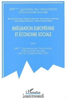 INTÉGRATION EUROPÉENNE ET ÉCONOMIE SOCIALE