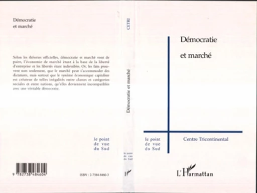 DEMOCRATIE ET MARCHE -  - Editions L'Harmattan