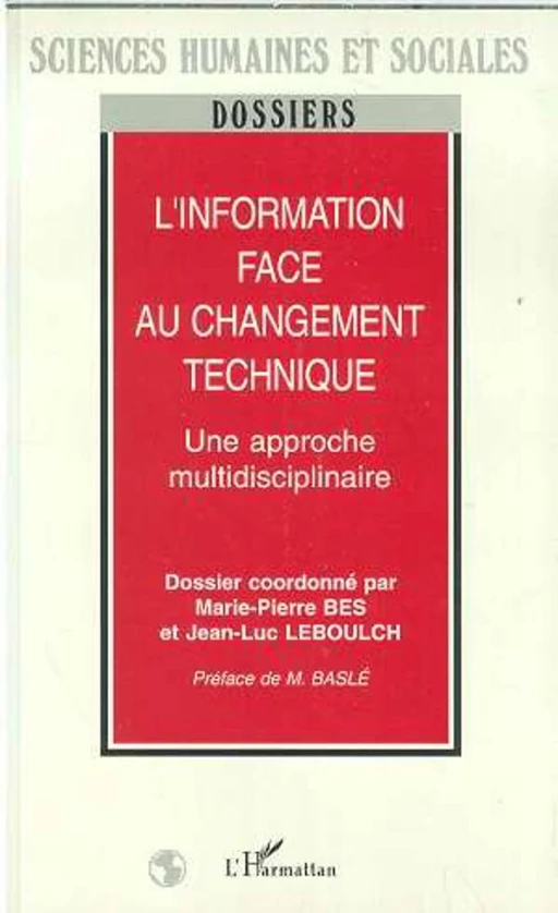 L'information face au changement technique -  - Editions L'Harmattan