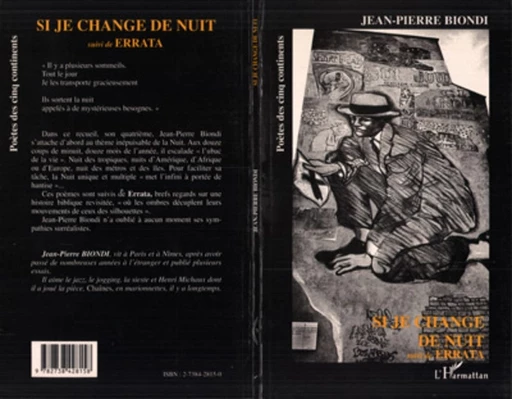 Si je change de nuit - Jean-Pierre Biondi - Editions L'Harmattan