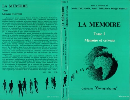 La Mémoire - Philippe Brenot - Editions L'Harmattan