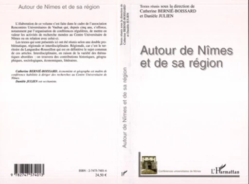 Autour de Nîmes et de sa région - Catherine BERNIE-BOISSARD - Editions L'Harmattan