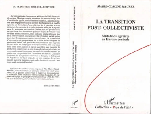 La transition post-collectiviste - Marie-Claude Maurel - Editions L'Harmattan