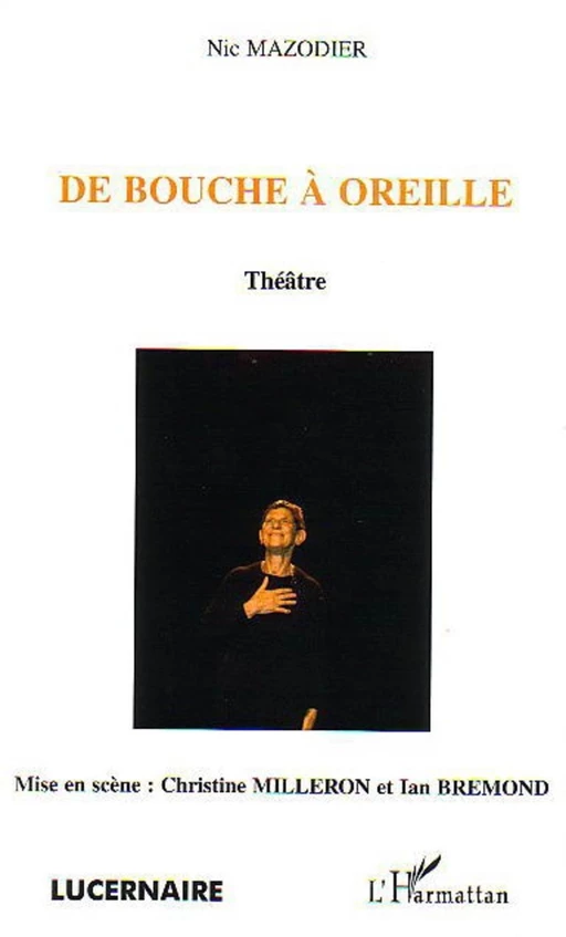 De bouche à oreille - Nic Mazodier - Editions L'Harmattan