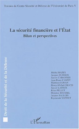 La sécurité financière et l'Etat