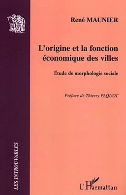 L'origine et la fonction économique des villes