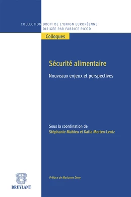 Sécurité alimentaire : Nouveau enjeux et perspectives