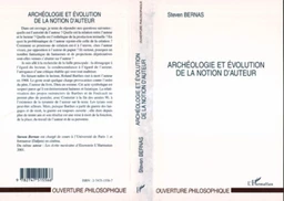 ARCHÉOLOGIE ET ÉVOLUTION DE LA NOTION D'AUTEUR